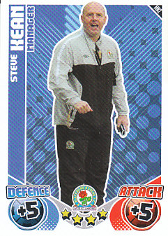 Steve Kean Blackburn Rovers 2010/11 Topps Match Attax Manager #MN2